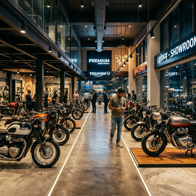 Real customers testing out our certified Superbikes.
